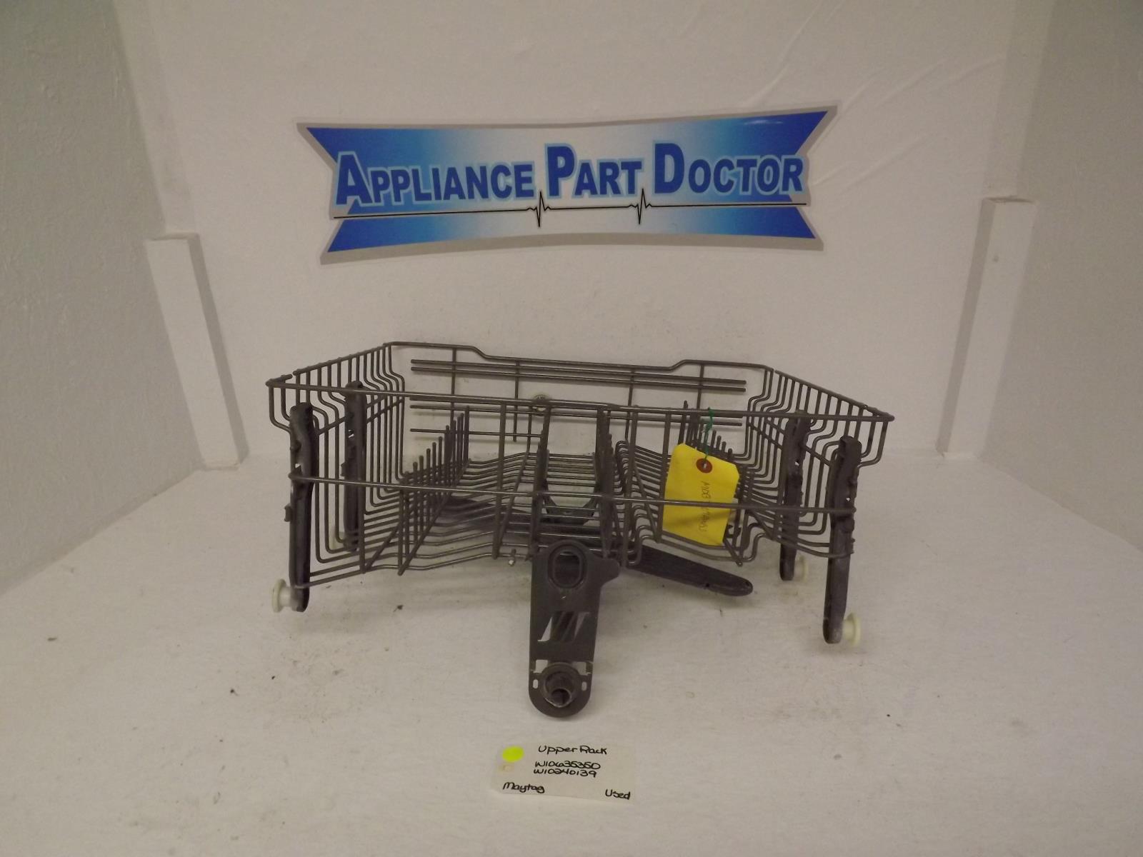 Maytag Dishwasher W10635350 W10240139 Upper Rack Used Maytag Dishwasher W10635350 W10240139 Upper Rack Used